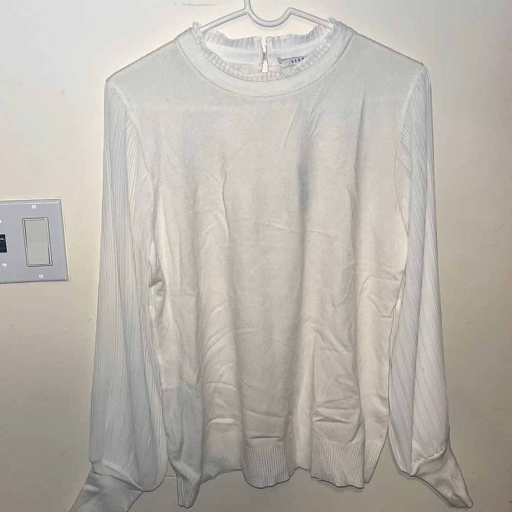 SIONI white long sleeve